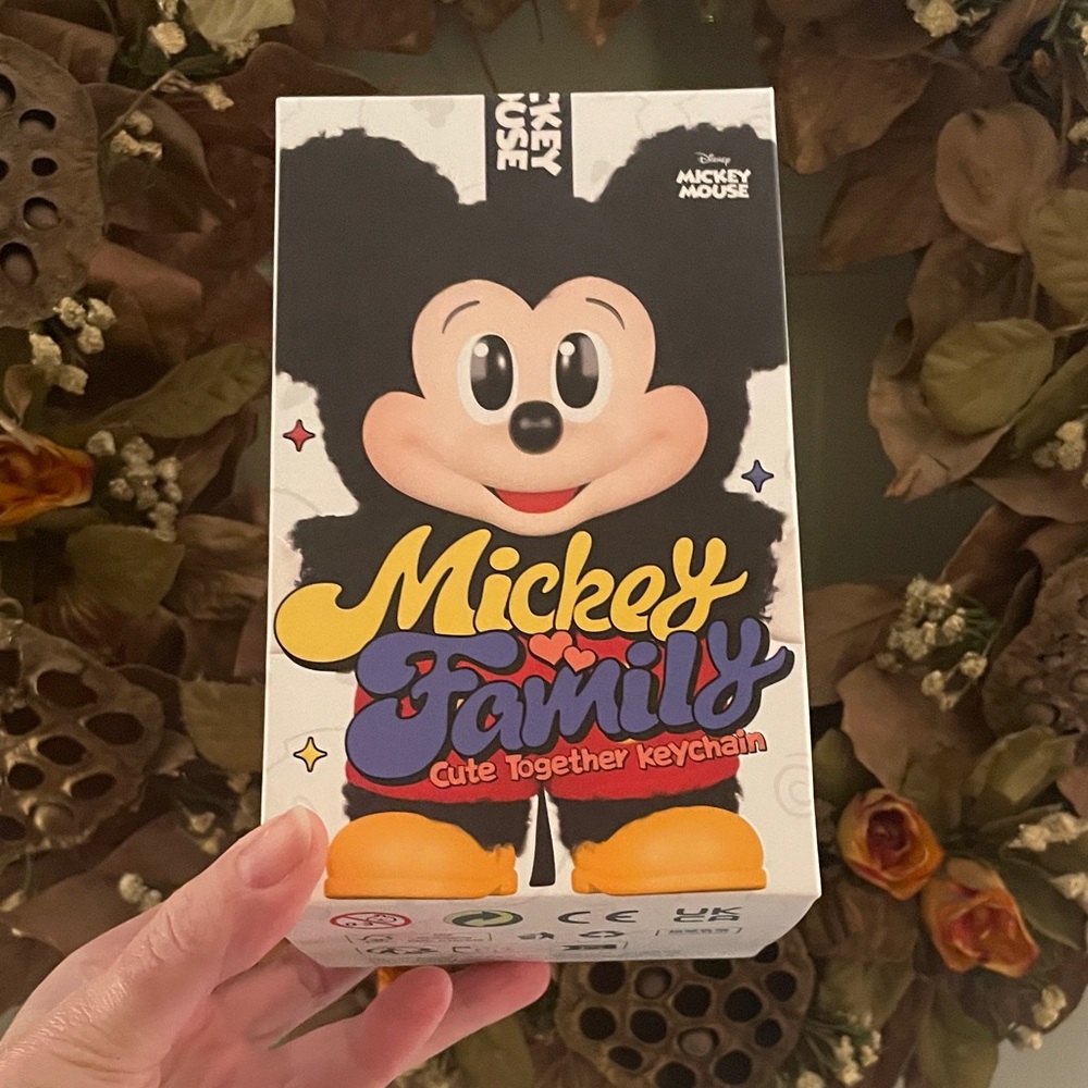 Mickey Family Cute Together Keychain